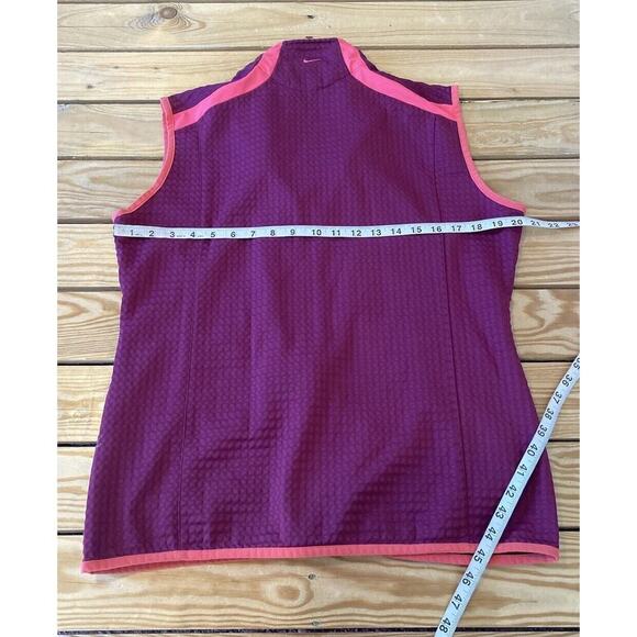 Nike Golf Full Zip Vest Size Large Women’s Pink - Picture 7 of 7